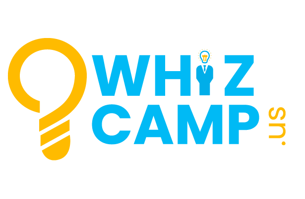 Whizcamp logo and tagline – Think Beyond Digital, Think Intelligent