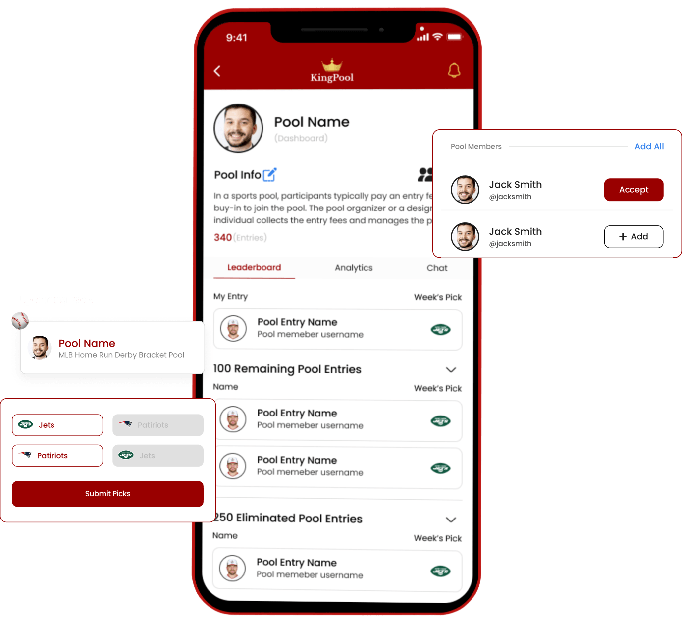 KingPool – Sports Pool and Fantasy Contest Platform
