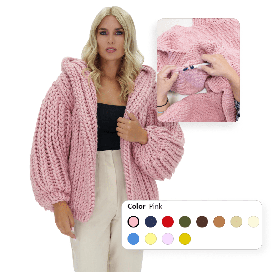 Mumshandmade Crochet Swimwear – Red & Demure Set