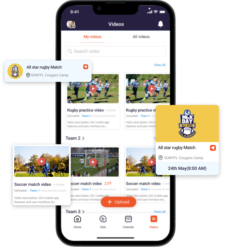 GIU – Sports Team Management Platform