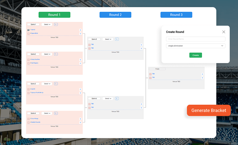 GIU Generate Brackets – Create and Manage Tournament Brackets