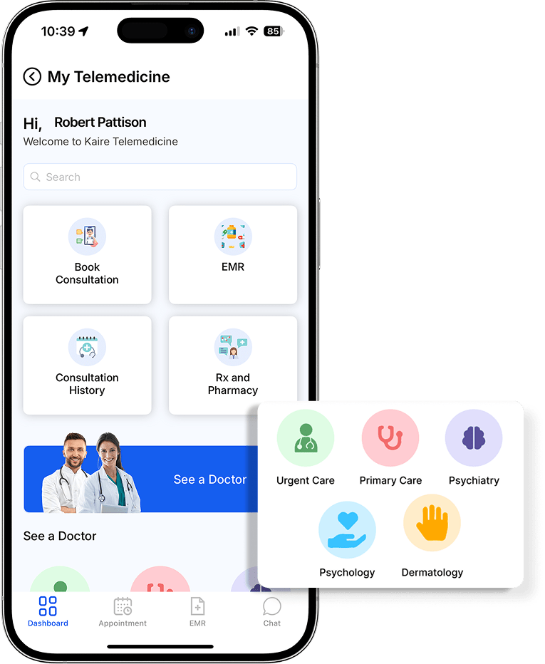 KaireAI facial scan technology measuring heart rate
