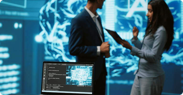 AI and machine learning solutions for business innovation